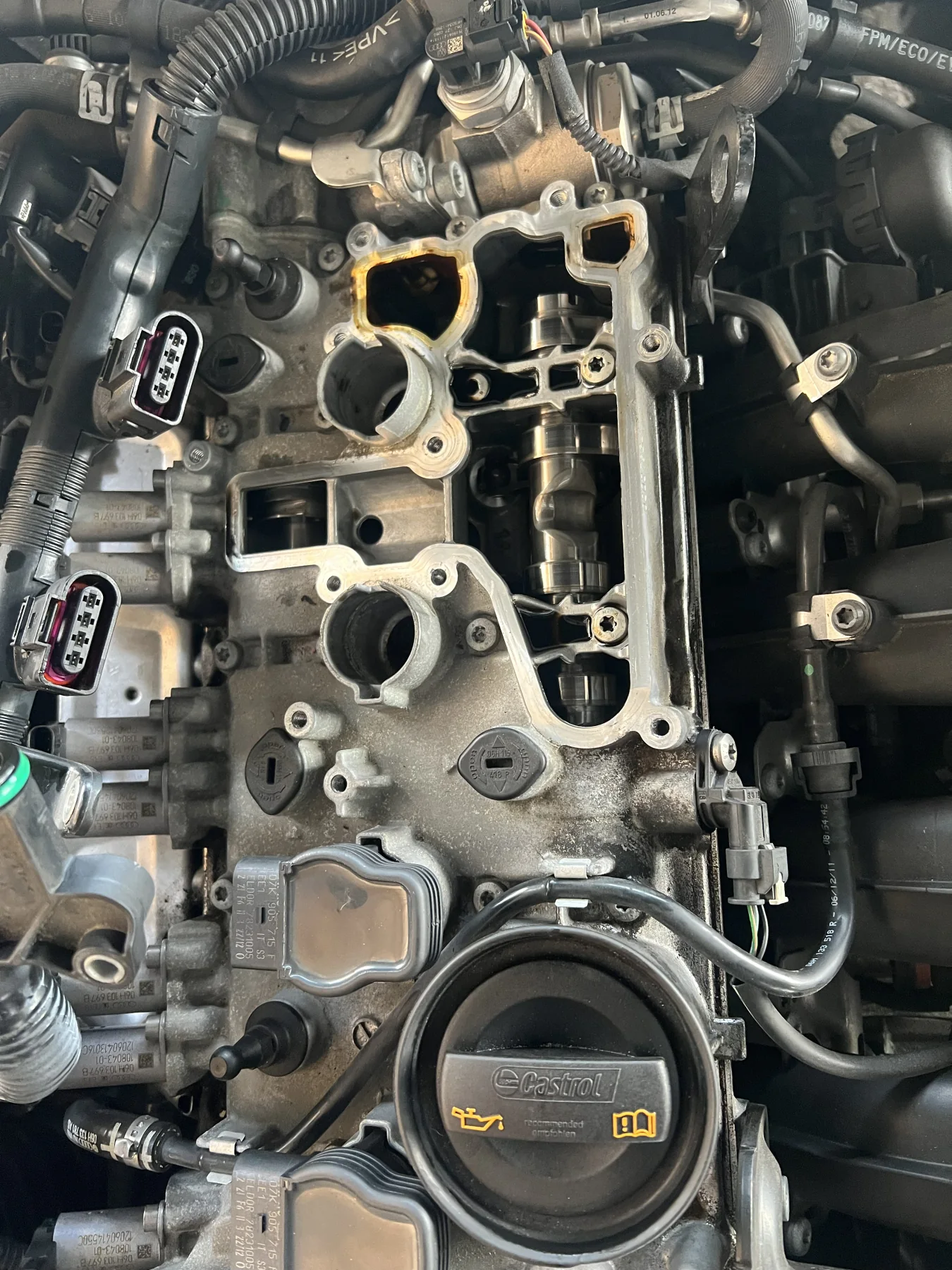 Audi A4 エンジン不調修理　時々エンスト 作業画像 08
