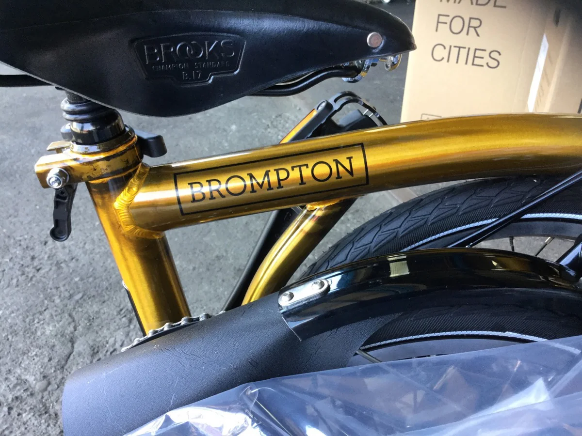 BROMPTON ブロンプトン　取り扱い開始 作業画像 03