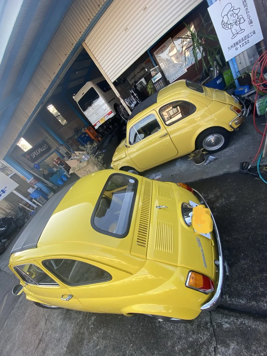 チンクエチェント　車検整備 作業画像 06