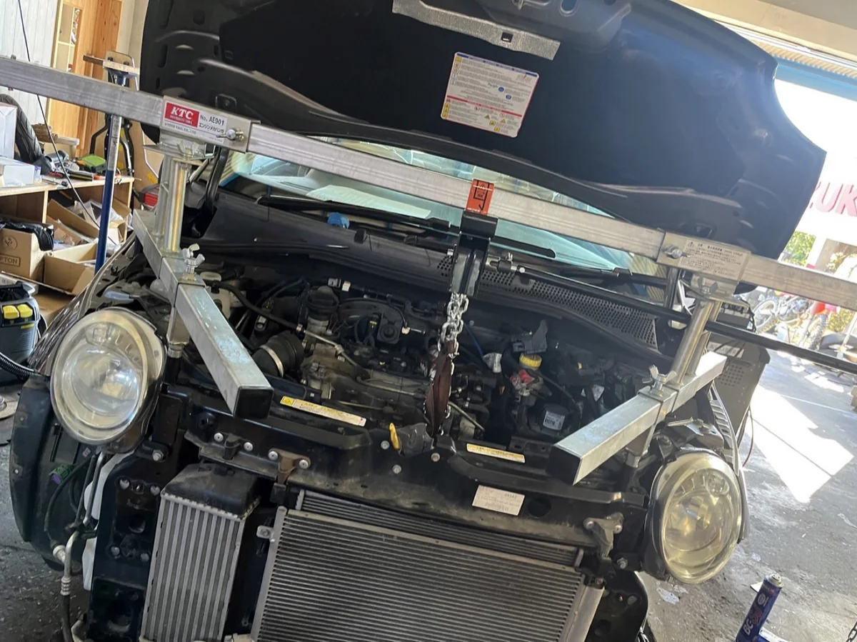 FIAT500 故障修理 作業画像 04