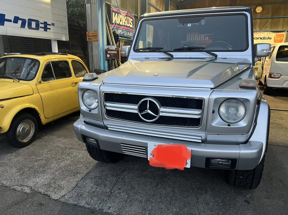 ゲレンデ　G320 車検整備 作業画像 01